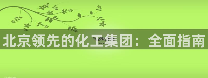 球盟会官方app首页入口：北京领先的化工集团：全面指南