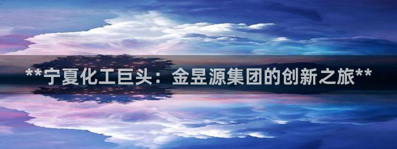 球盟会App：**宁夏化工巨头：金昱源集团的创新之旅**