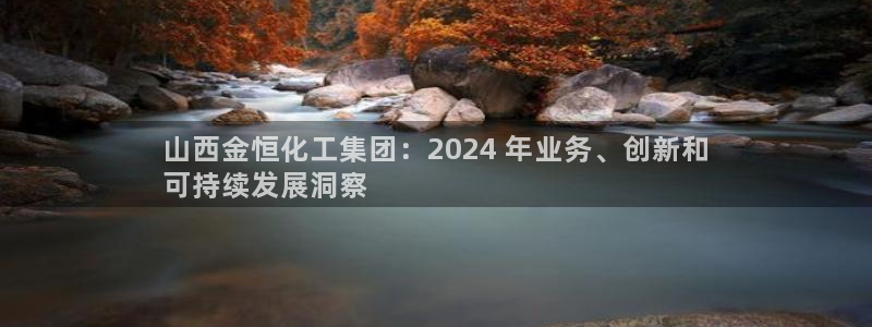 球盟会体育平台：山西金恒化工集团：2024 年业务、创新和
