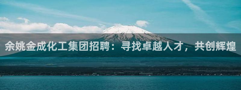 球盟会优惠券：余姚金成化工集团招聘：寻找
